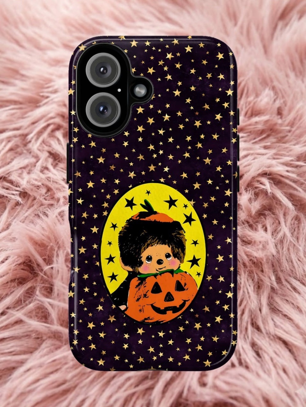 Purple Star Halloween Doll Pumpkin Phone Case